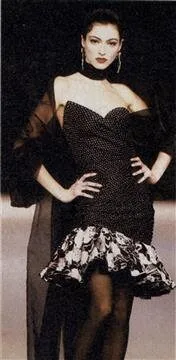 1980s 1987 DOCUMENTED NWT Ungaro strapless dress xs | new winter