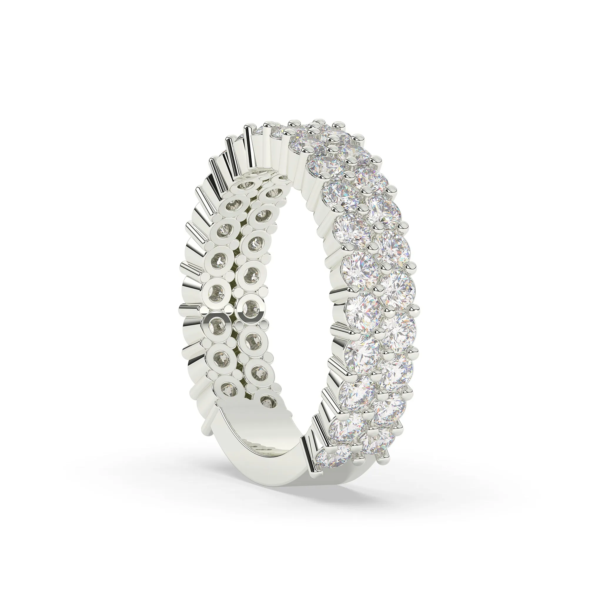 2 Row Diamond Band 7-Pointers