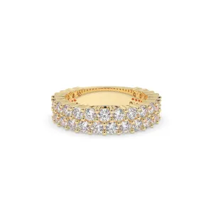 2 Row Diamond Band 7-Pointers