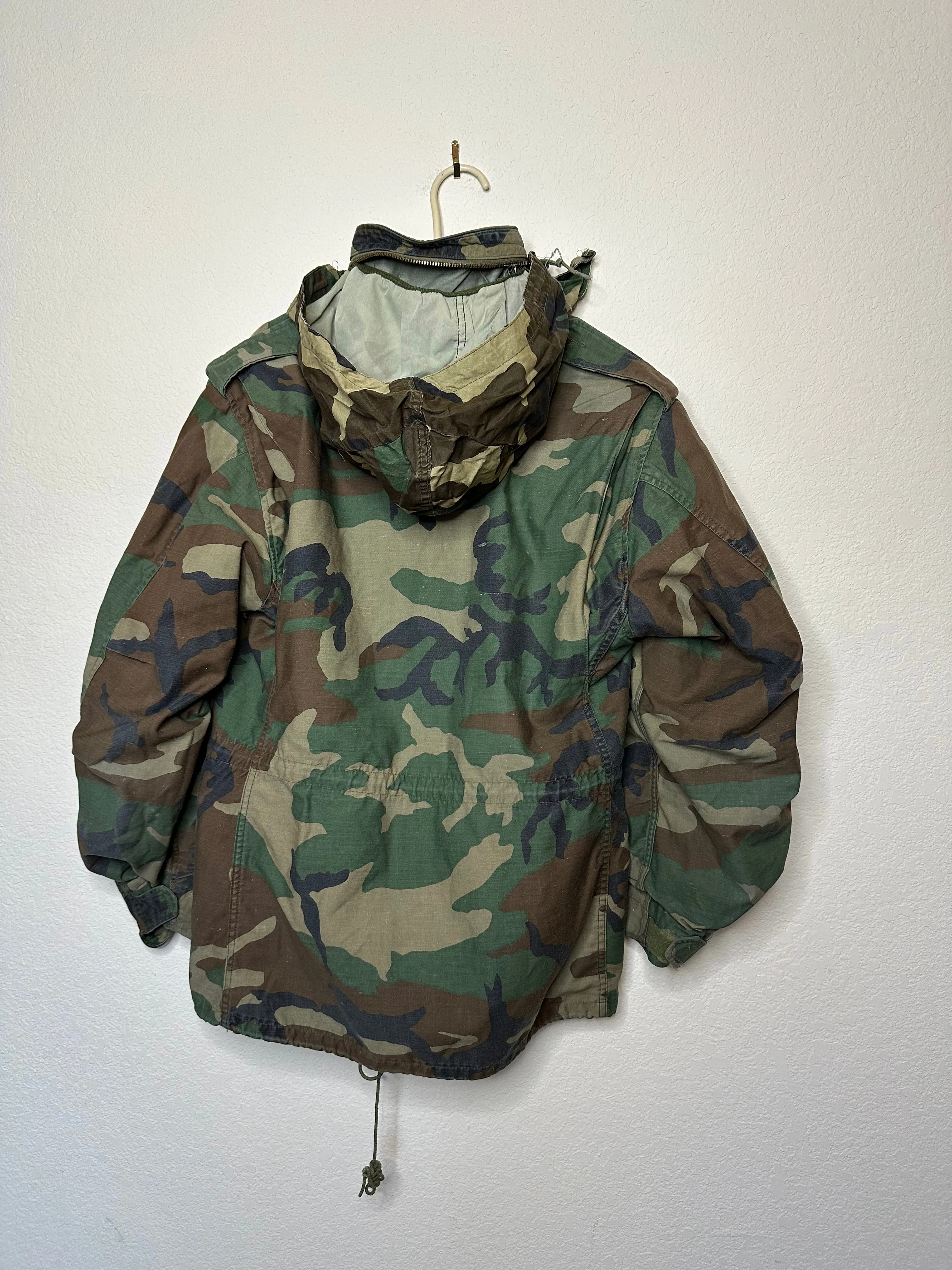 80’s Military M65 Cold Weather Camo Field Jacket (M/L)