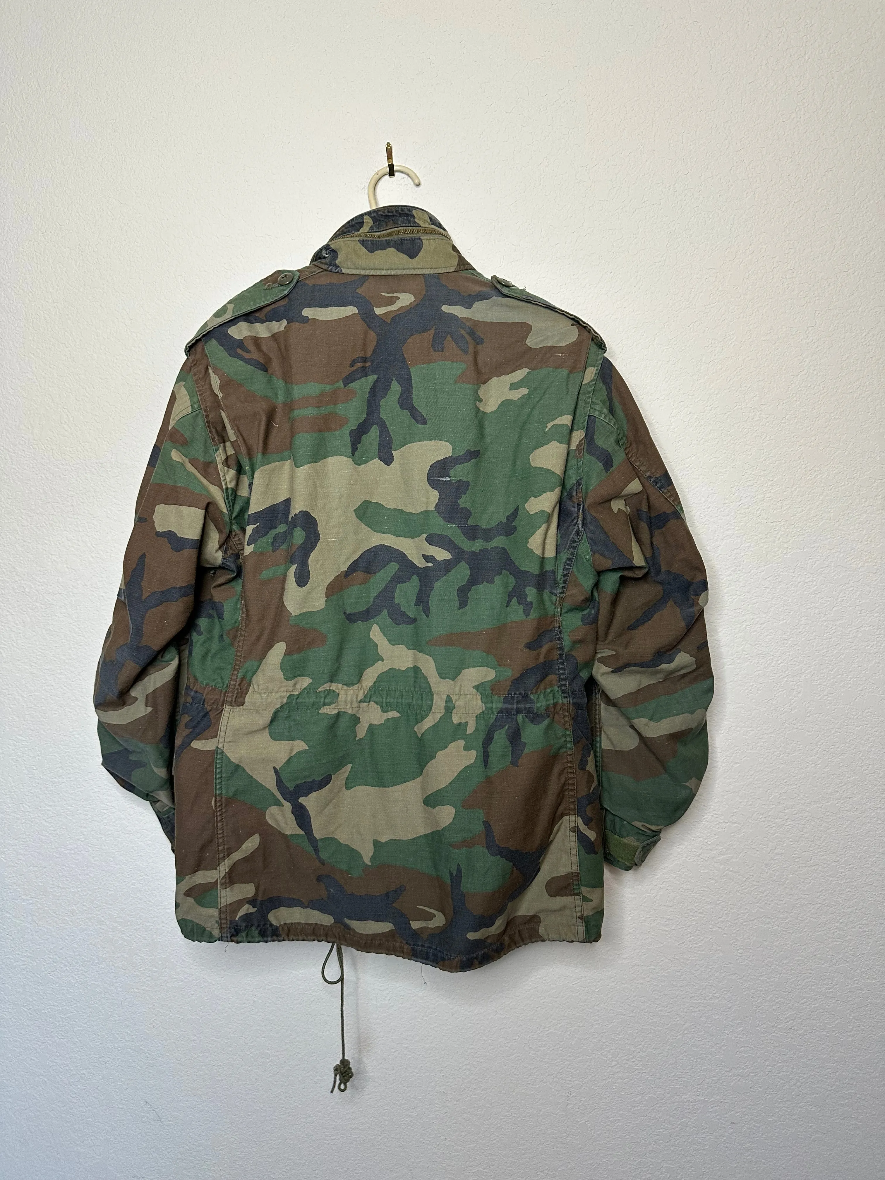 80’s Military M65 Cold Weather Camo Field Jacket (M/L)