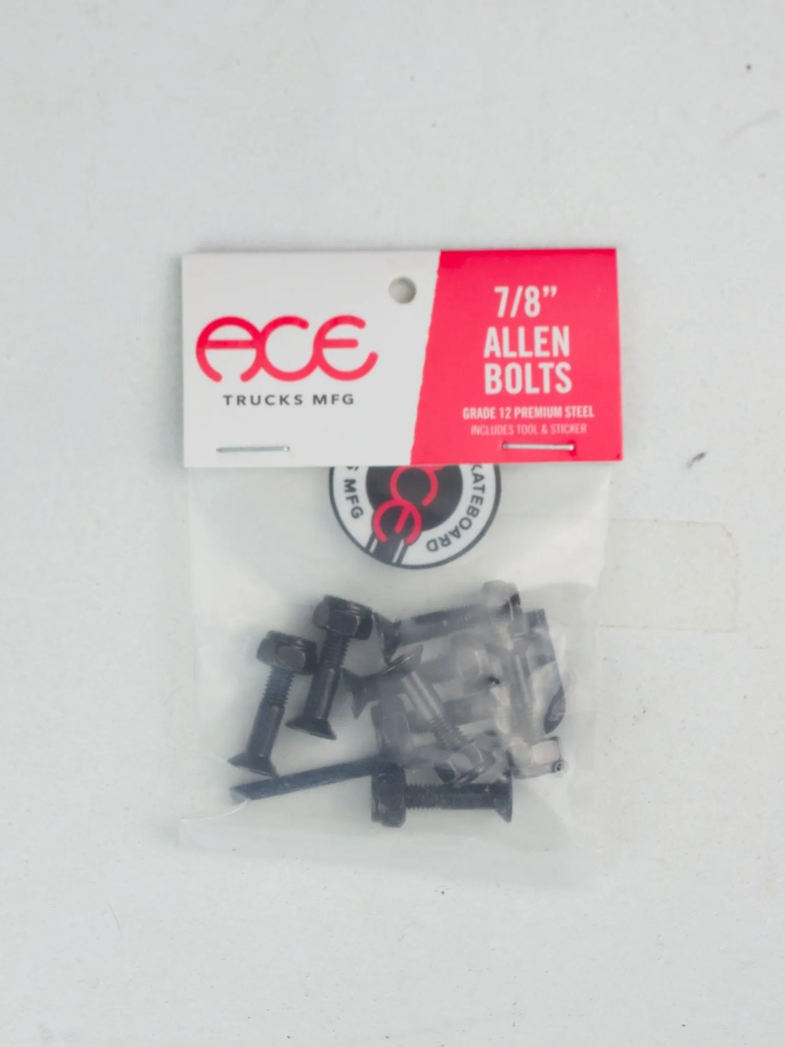 Ace Trucksk - 7/8" Allen Skateboard Bolts - Pack of 8