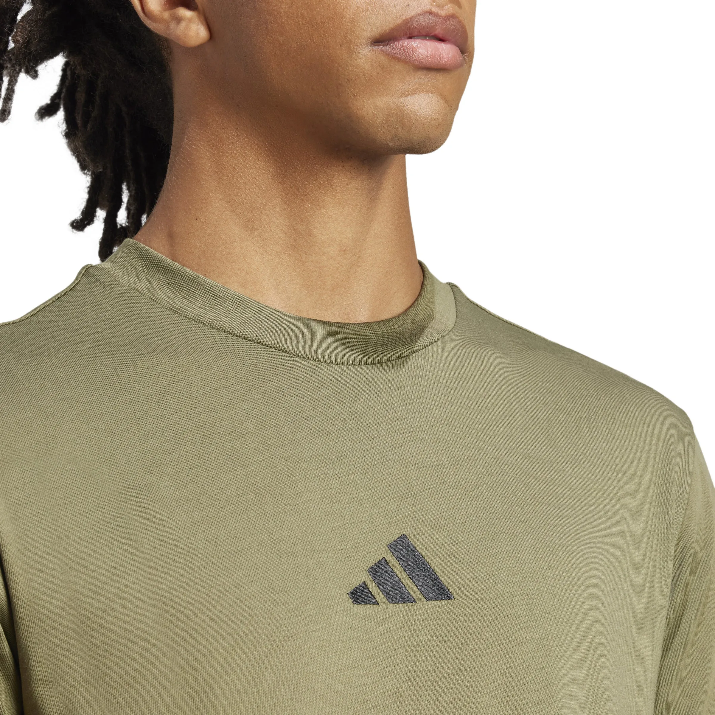 adidas Essentials Small Logo Single Jersey Mens Tee
