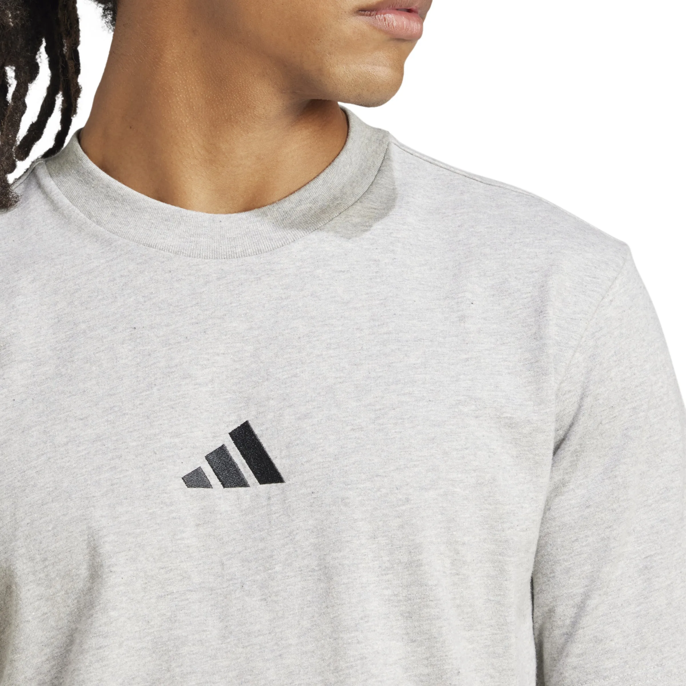 adidas Essentials Small Logo Single Jersey Mens Tee