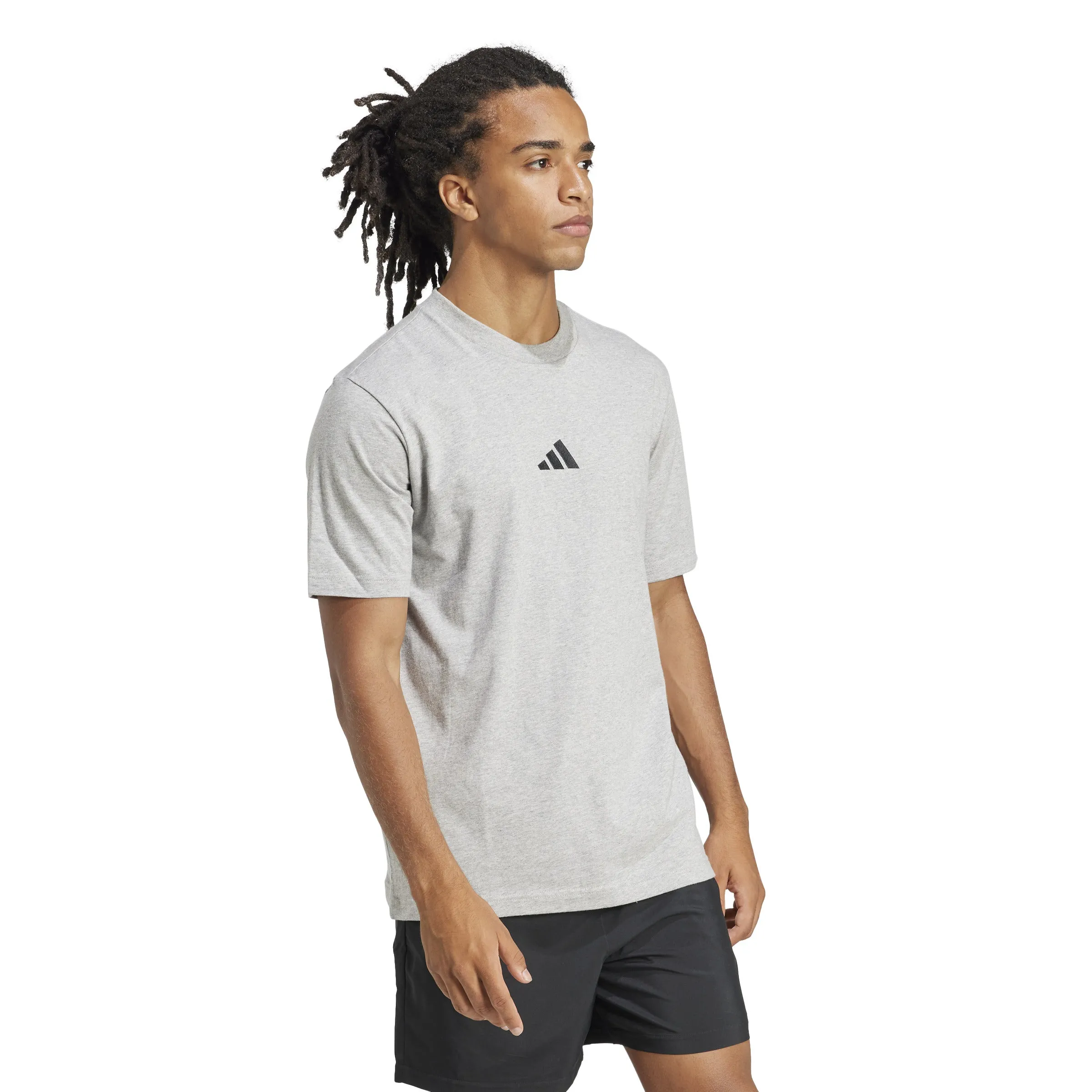 adidas Essentials Small Logo Single Jersey Mens Tee