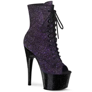 ADORE-1021MG  Purple Glitter/Black