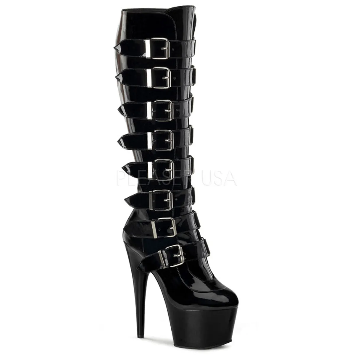 ADORE-2043  Black Patent/Black