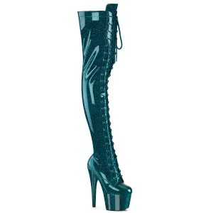 ADORE-3020GP  Teal Glitter Patent/M