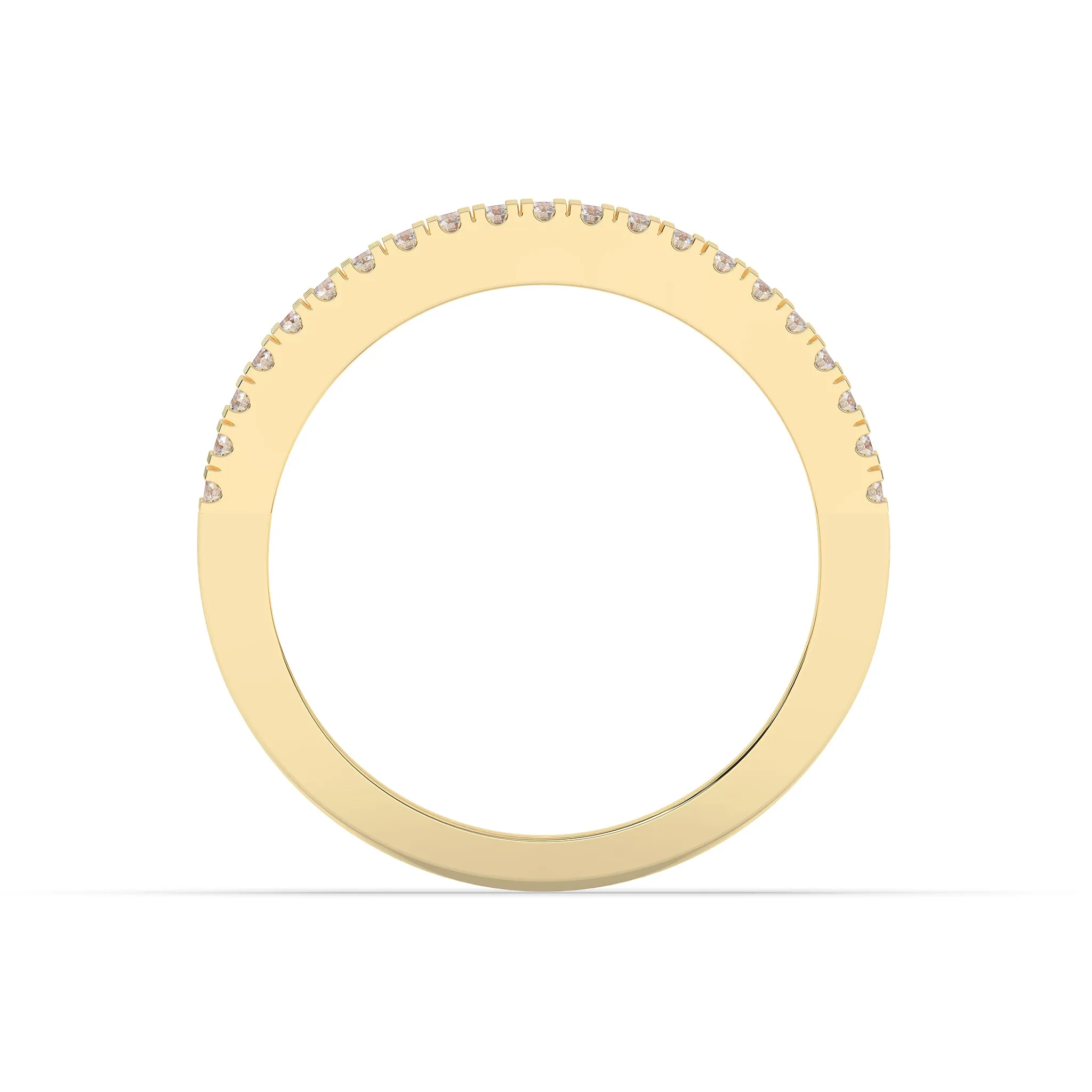 Alternating Baguette and Round Band