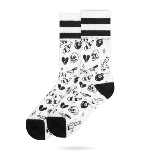 American Socks Flash Tattoo - Mid High