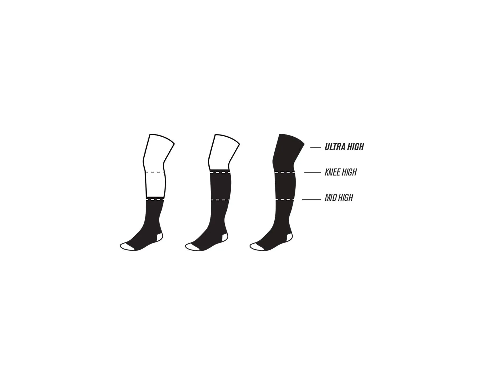 American Socks Ponožky Back In Black II Mid High Black