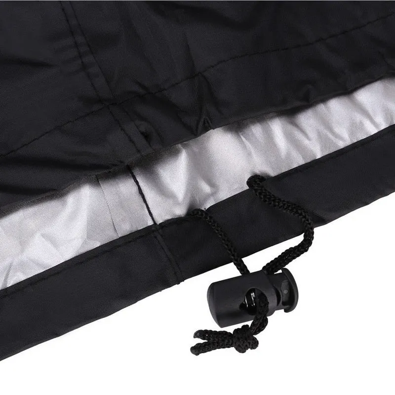 Anti Dust Protector Black Outdoor Waterproof Barbecue Grill Cover