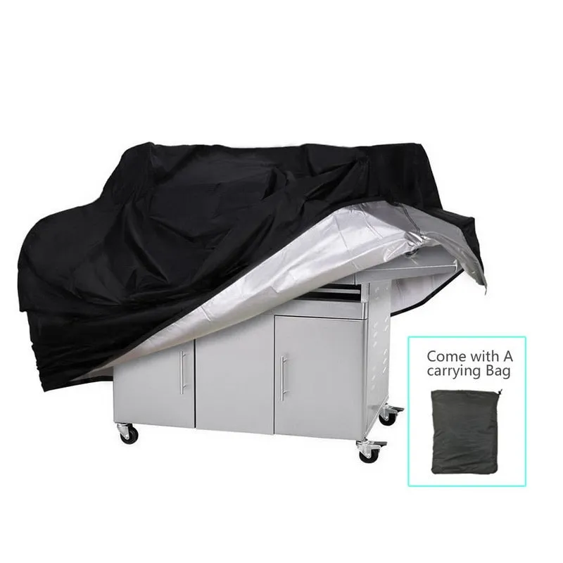 Anti Dust Protector Black Outdoor Waterproof Barbecue Grill Cover