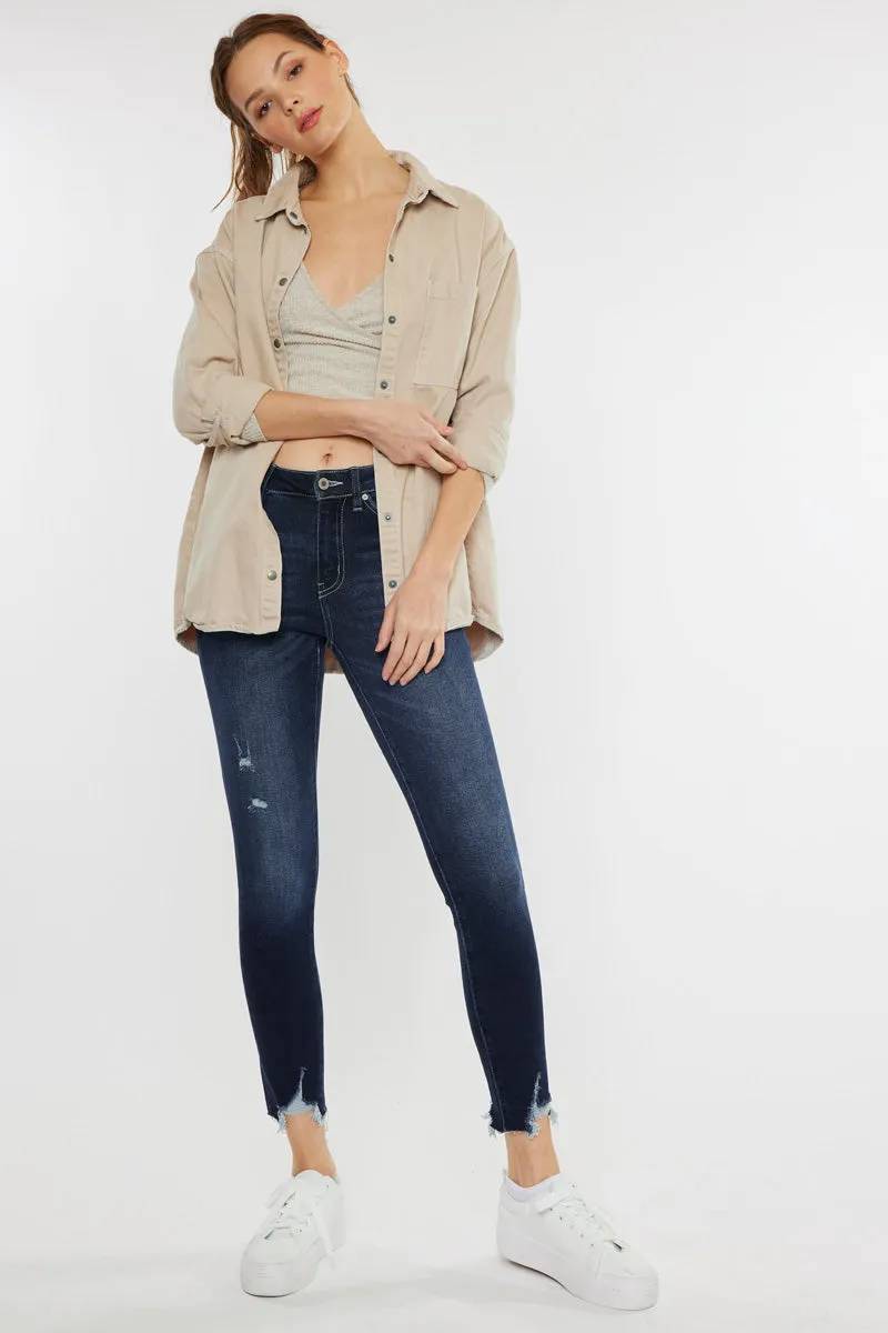 Astrid High Rise Ankle Skinny Jeans
