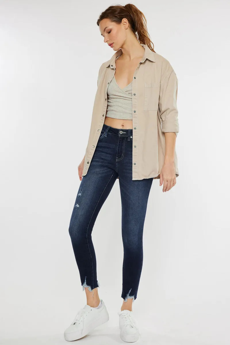 Astrid High Rise Ankle Skinny Jeans
