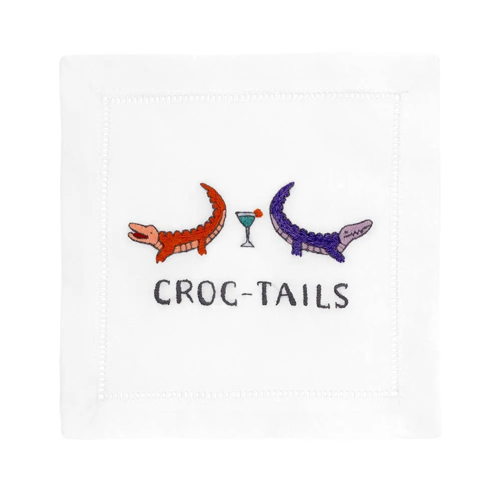 August Morgan Croctails Cocktail Coaster Set