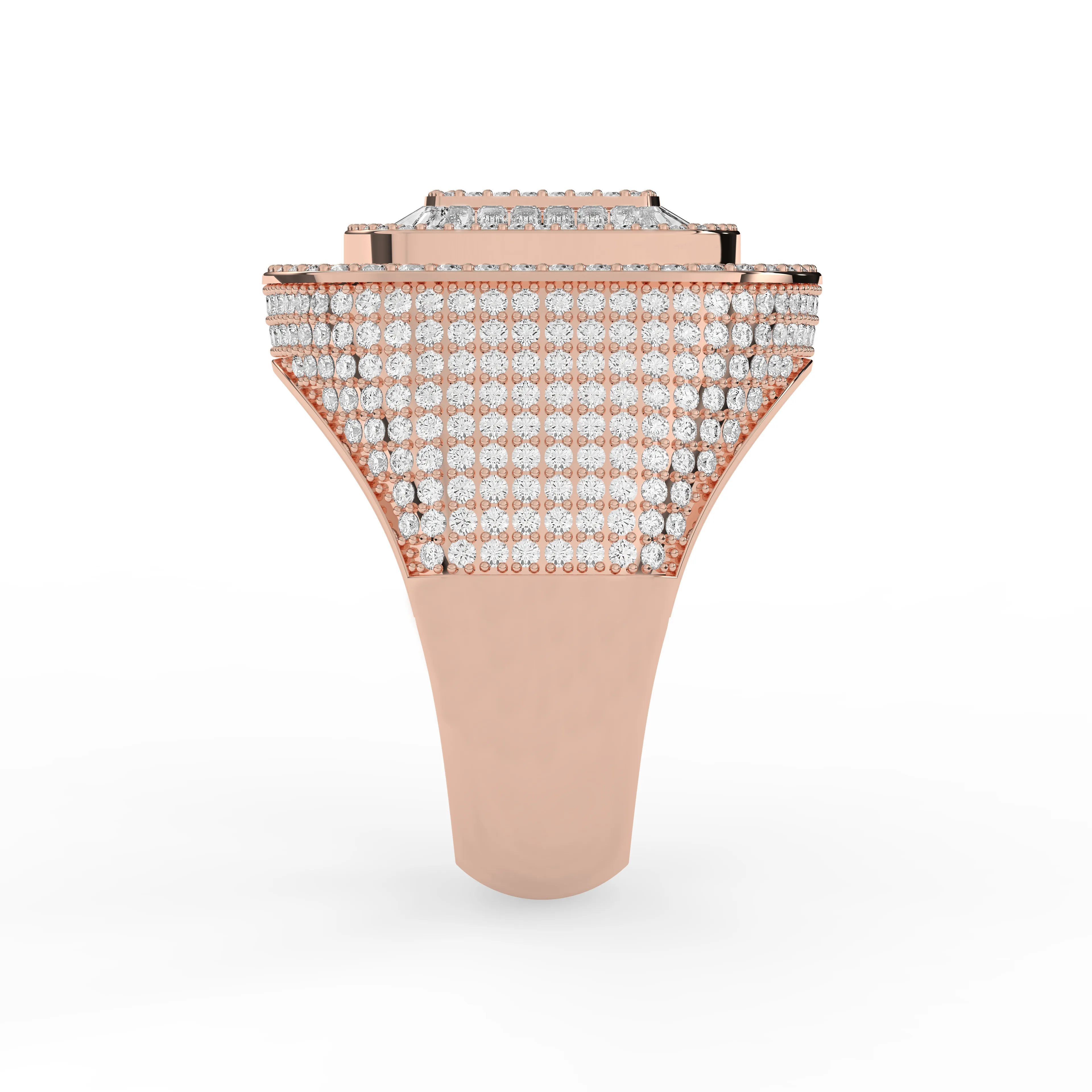 Baguette Oval Diamond Ring