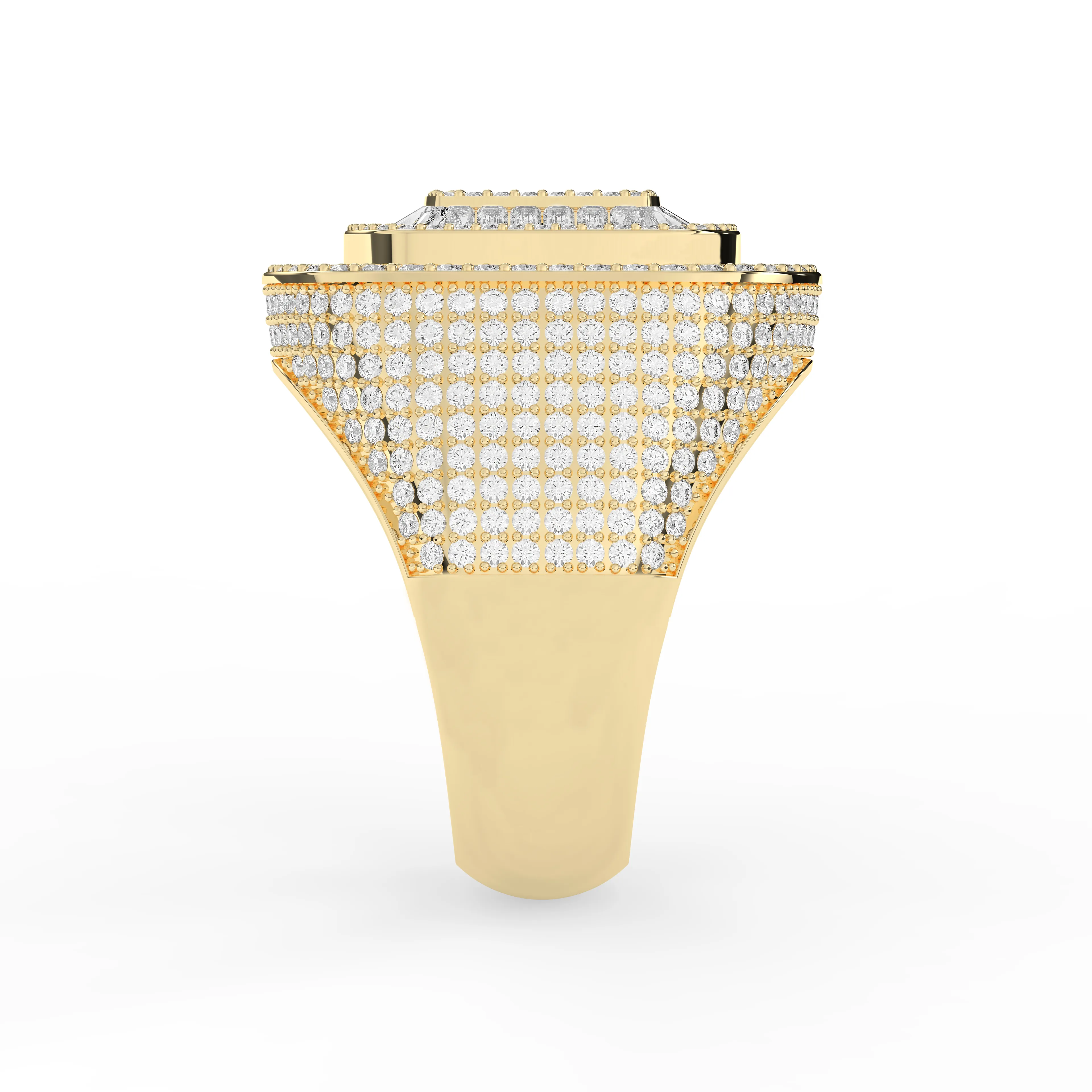 Baguette Oval Diamond Ring