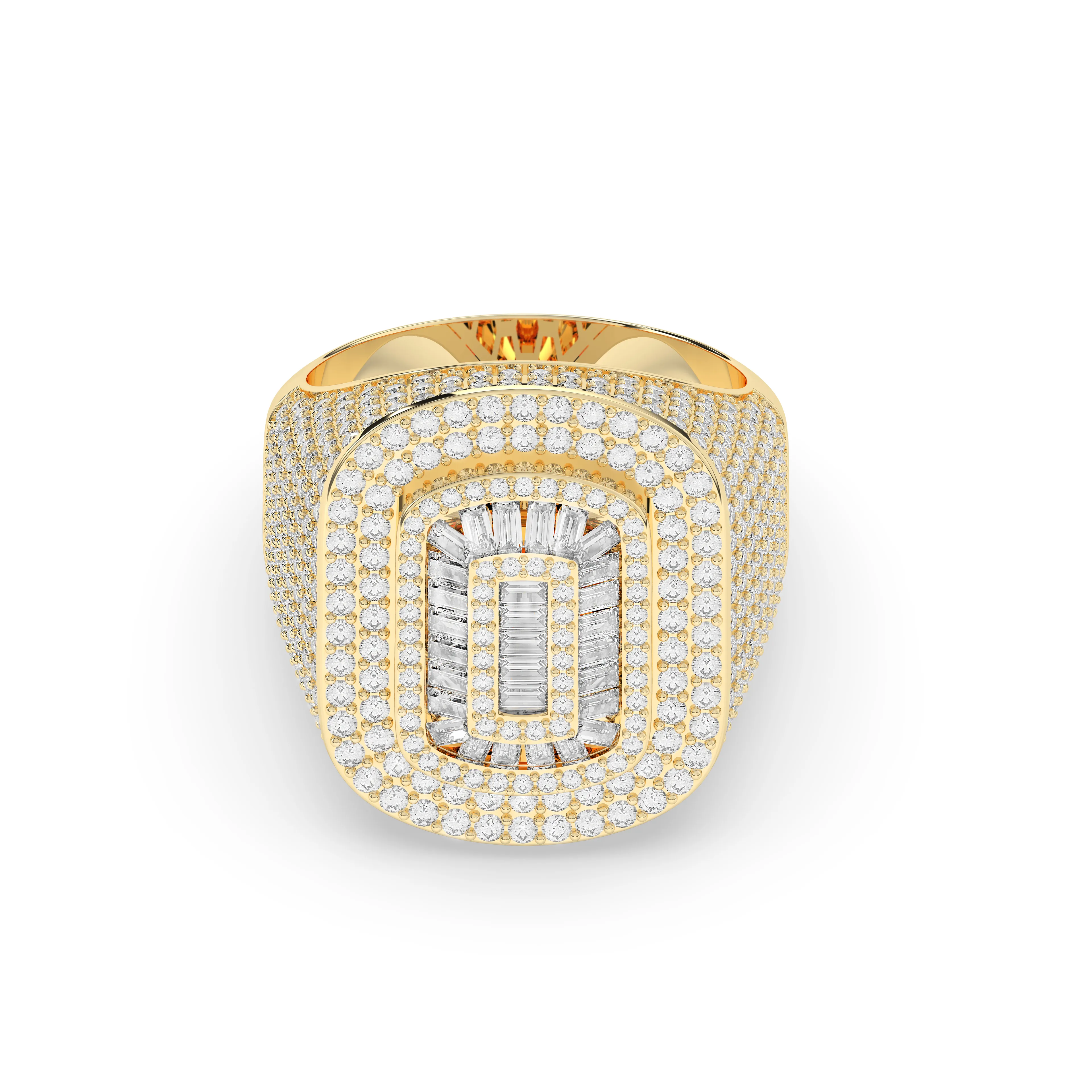 Baguette Oval Diamond Ring
