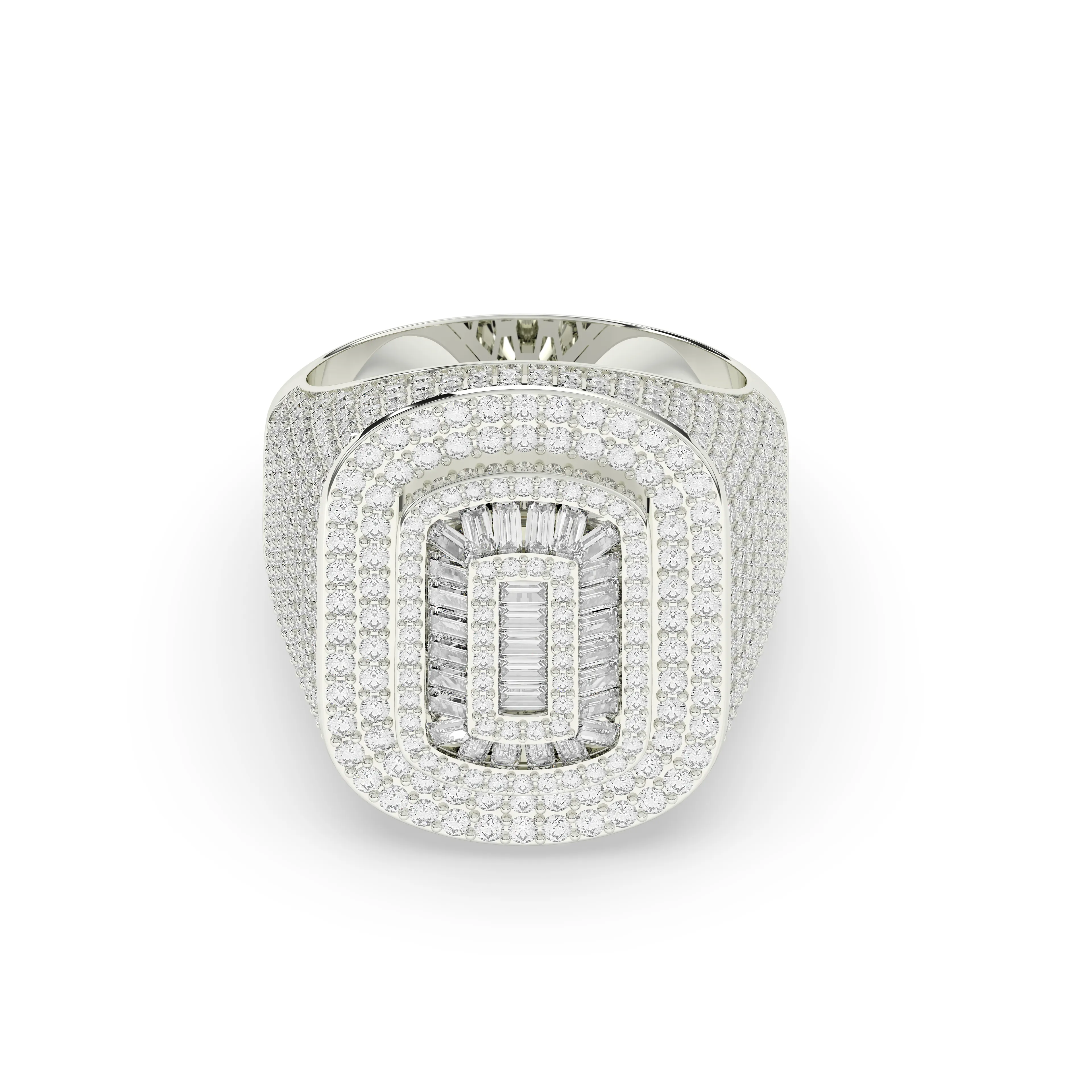 Baguette Oval Diamond Ring