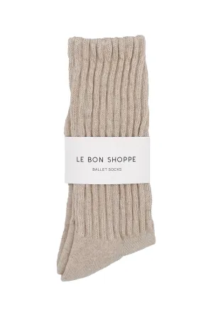 Ballet Socks Oatmeal