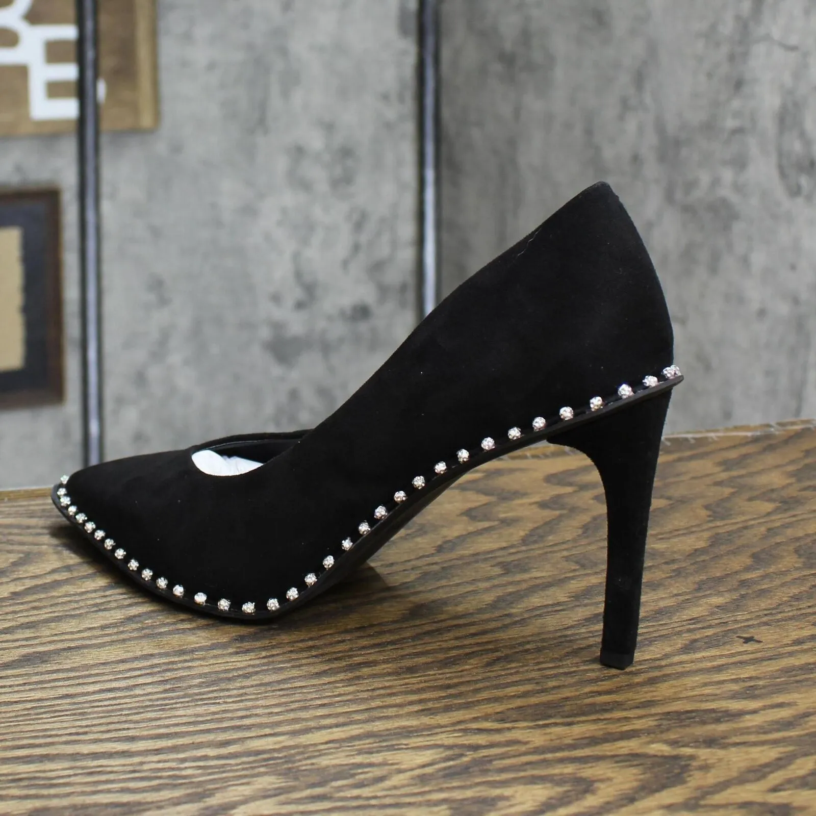 Bar III BINSA Pointed Toe Pumps Amputee Replacement Left Shoe Only Black 9.5M