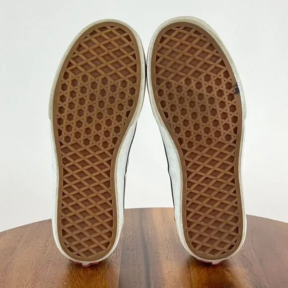Big Kids Vans Pizza Party Era Check Skateboarding Shoes Sneakers Size 4 Y GUC‎