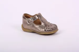 Bisgaard Sienna Leather T-Bar Shoes