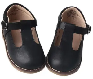 Black - Classic T-Bar - US Size 5-10 - Hard Sole