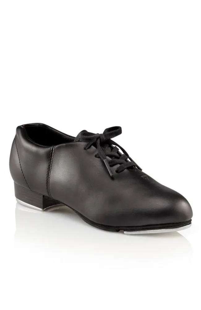 Black Lace Up Fluid Tap Shoes - Adult