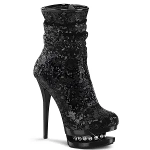 BLONDIE-R-1009  Black Sequins/Black