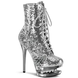 BLONDIE-R-1020  Silver Sequins/Silver Chrome