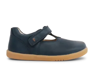 Bobux Louise navy T bar