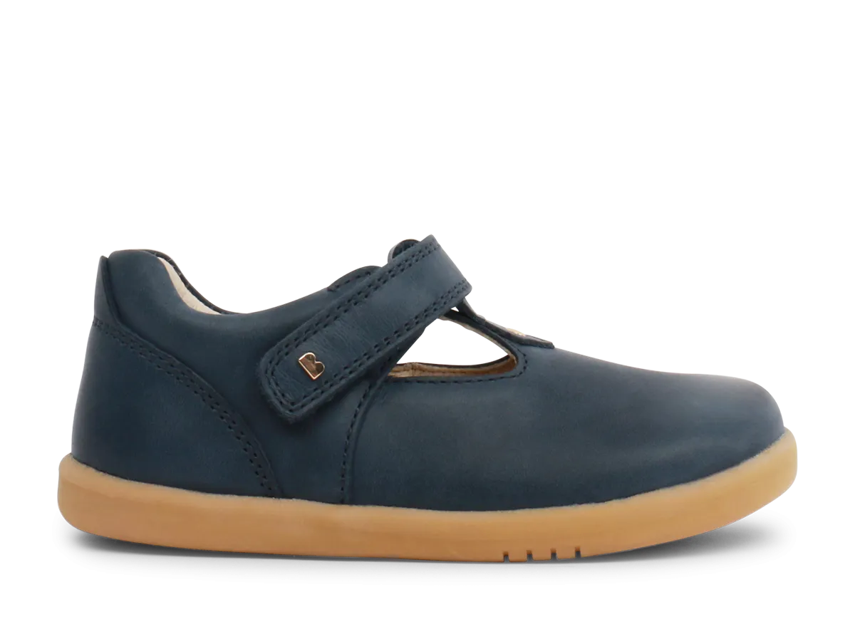 Bobux Louise navy T bar