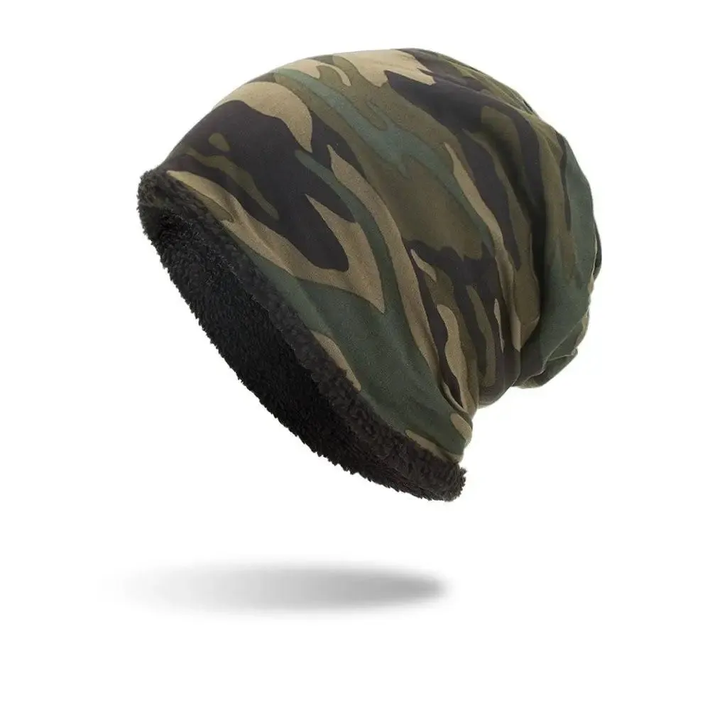 BONNET MILITAIRE DE STYLE CAMOUFLAGE
