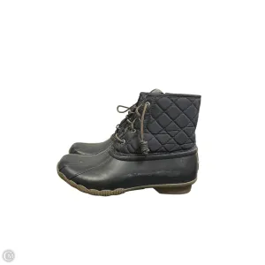 Boots Ankle Flats By Sperry In Black, Size: 8