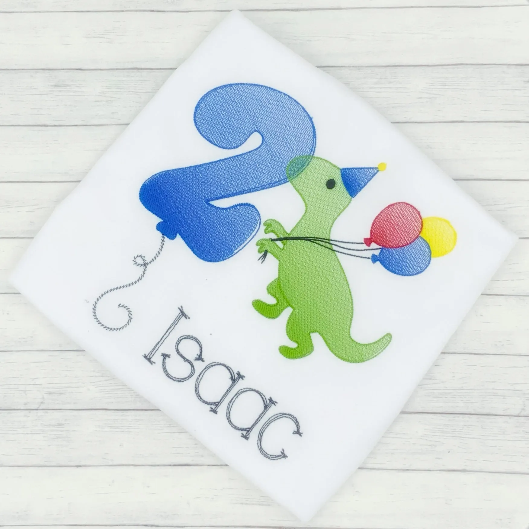 Boys Birthday Dinosaur Sketch Shirt(age 1-9)