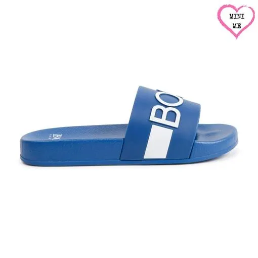 Boys Blue Logo Sliders
