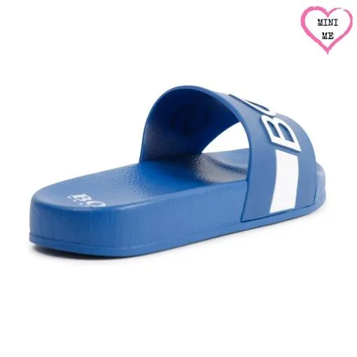 Boys Blue Logo Sliders