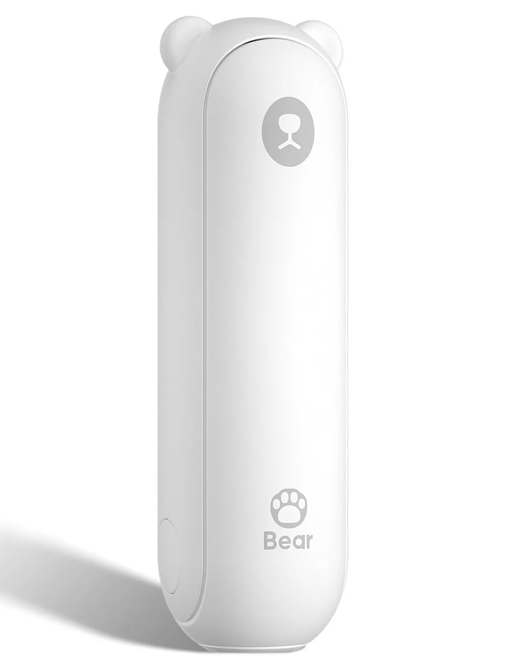 BuggyGear USB-C Rechargeable Bear Fan - White