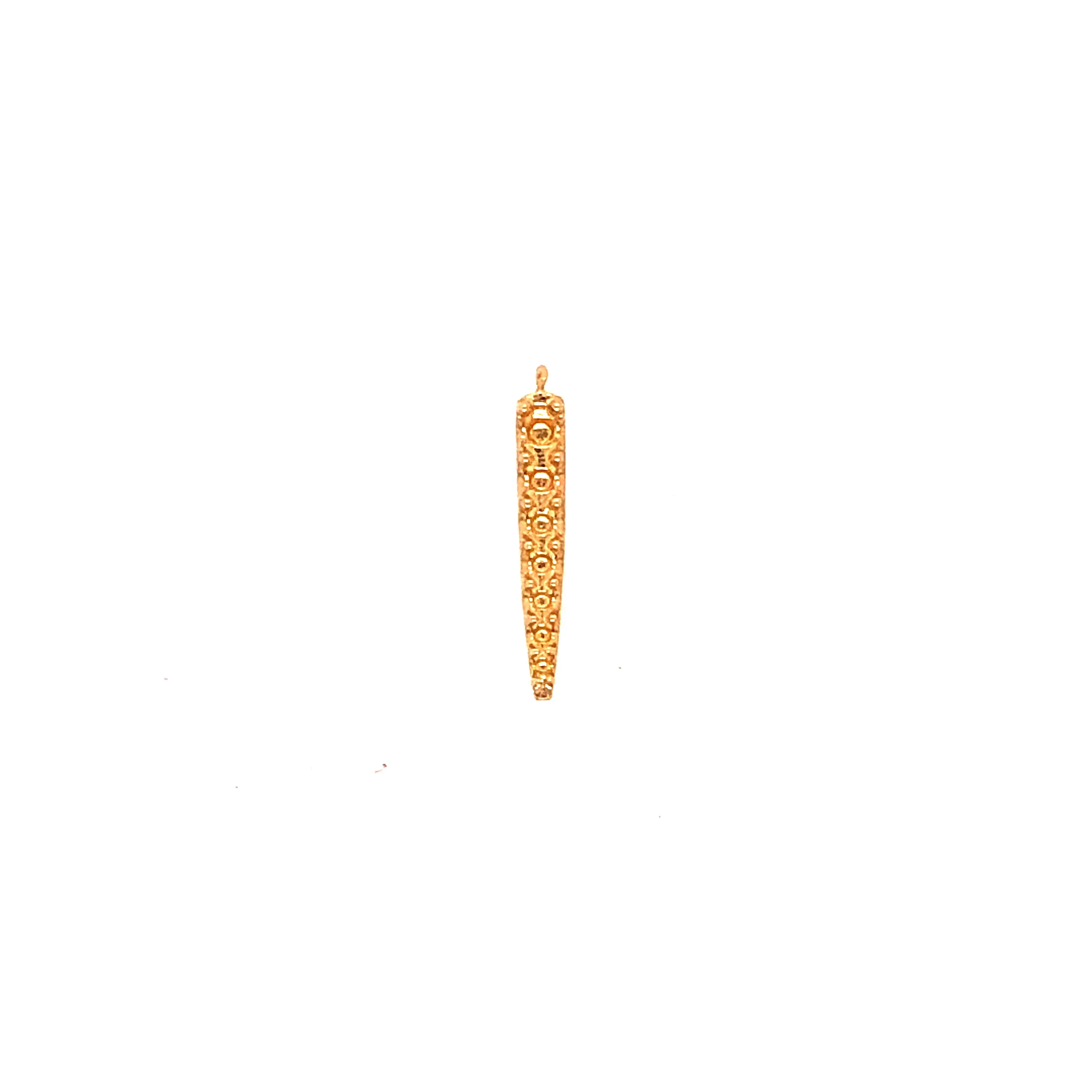 C3106 - Pointed Drop Bar Charm
