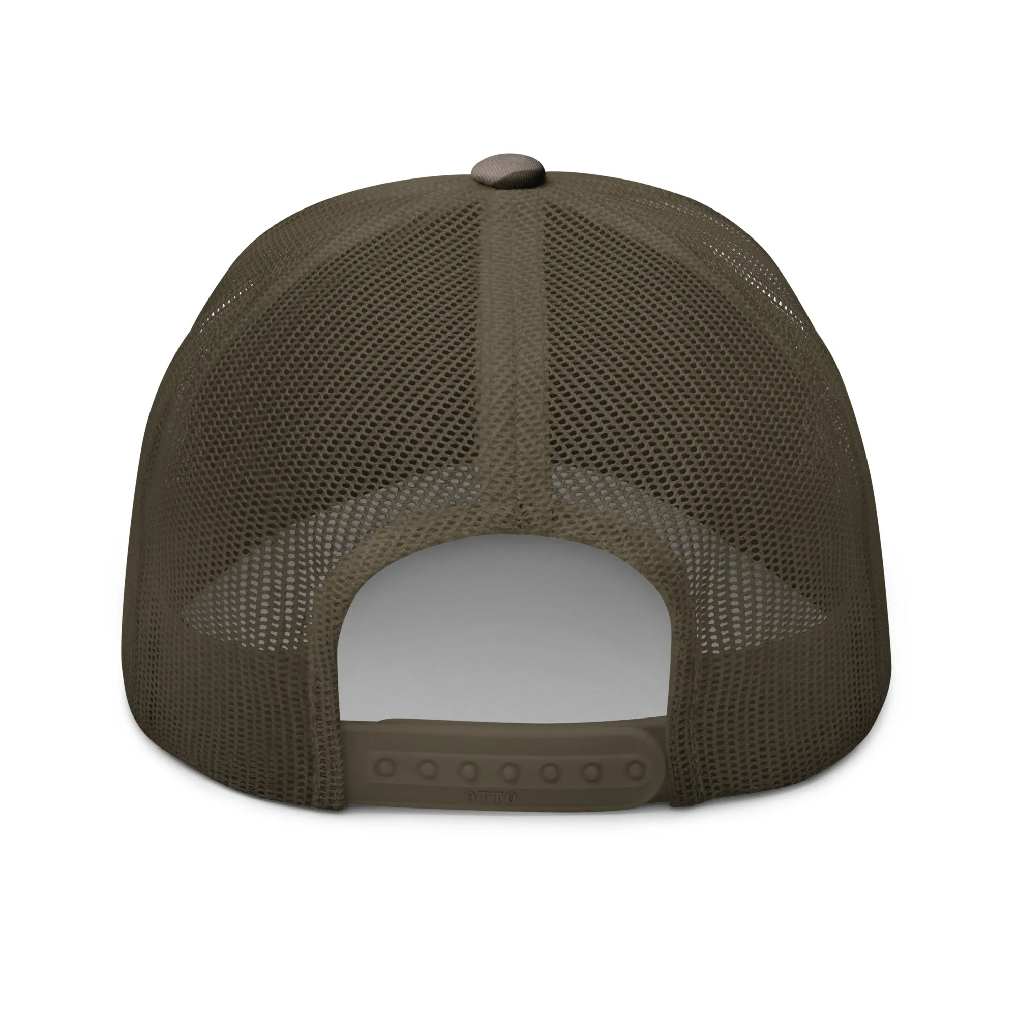 Camouflage Swimmer Retro Trucker Hat