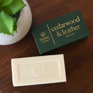 Cedarwood & Leather Bar Soap