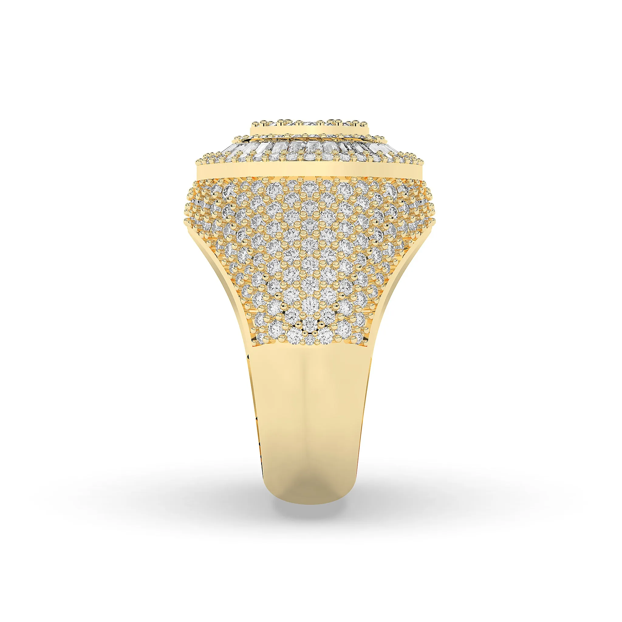 Circular Shaped Baguette Cut Ring