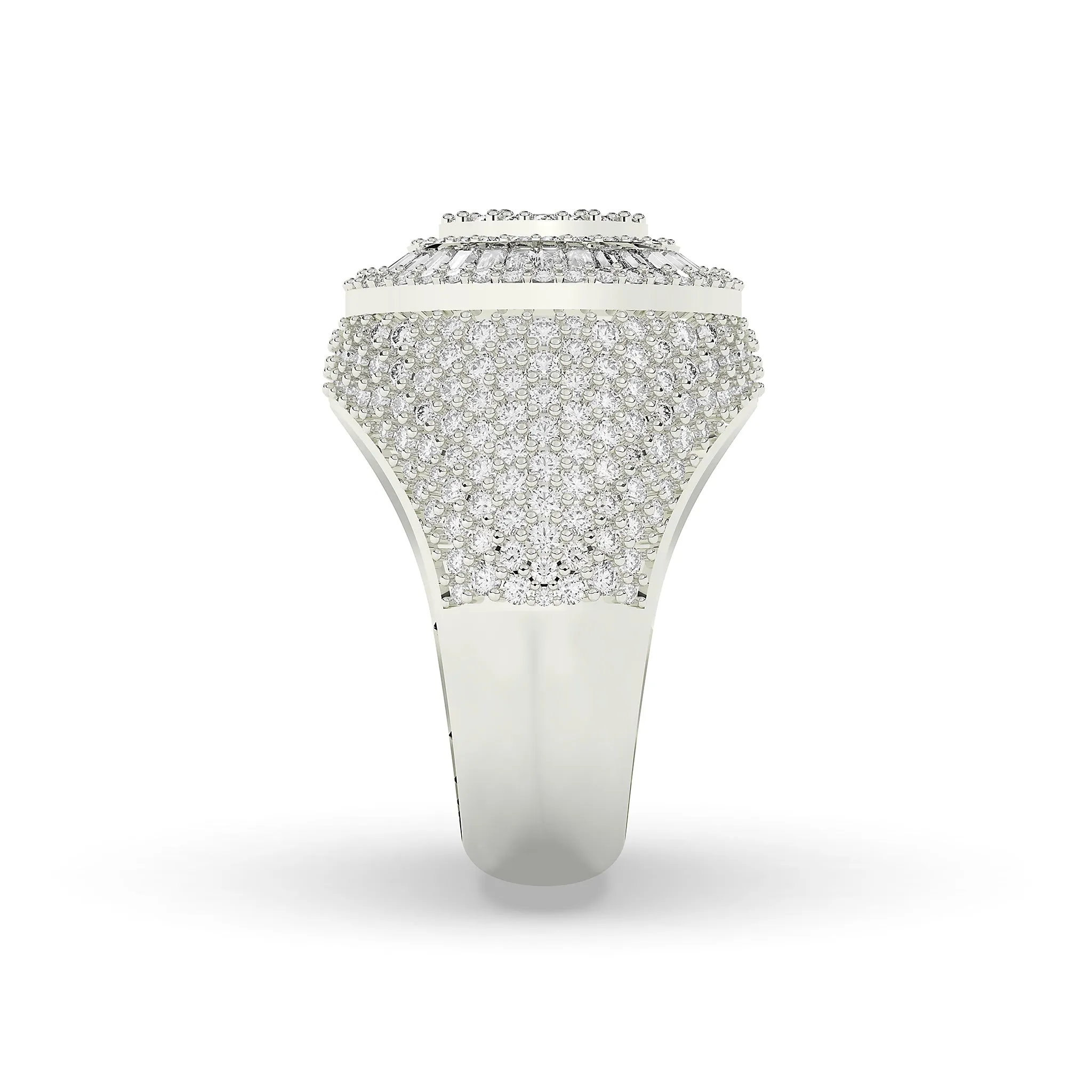 Circular Shaped Baguette Cut Ring