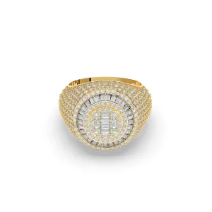 Circular Shaped Baguette Cut Ring