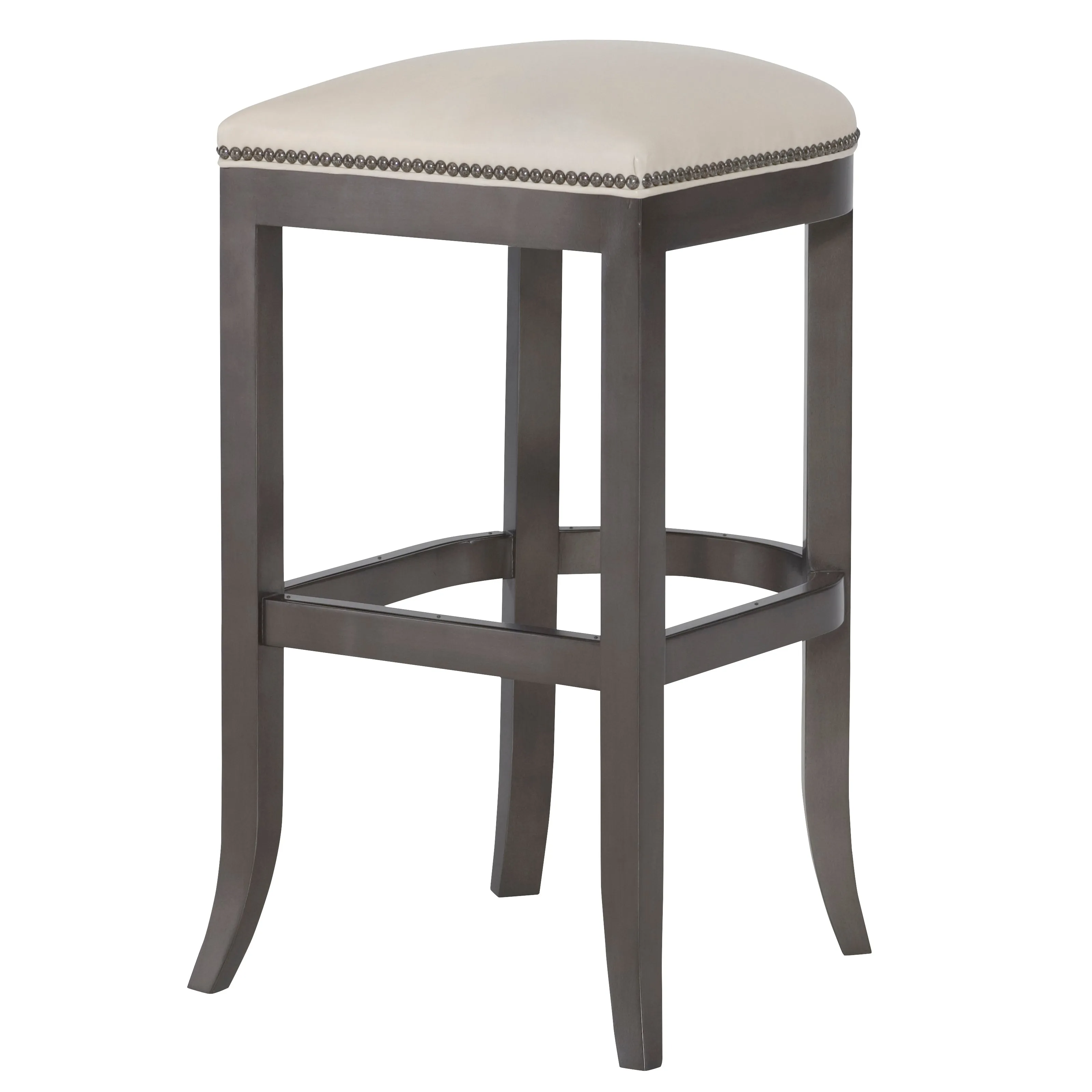 Clara Leather Bar Stool