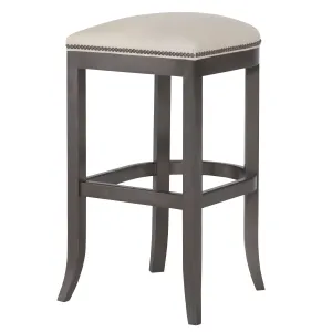 Clara Leather Bar Stool