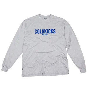 ColaKicks Gray Heavyweight Puff Embroidered LS T-Shirt