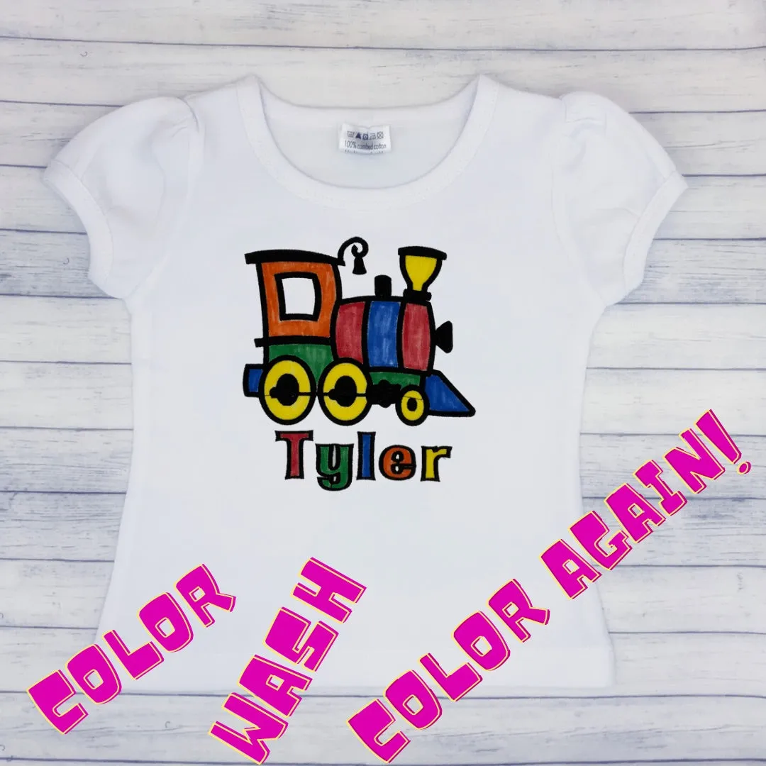 Color Me Embroidery - Bear - Washable Markers Included